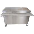 Bk Resources Stainless Steel Serving Counter With Sliding Doors 24X48 SECT-2448S